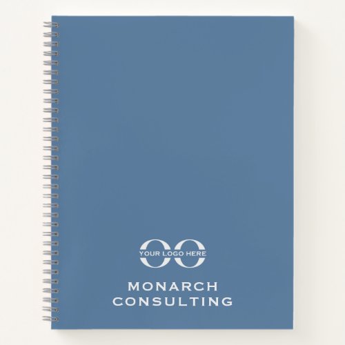 Minimalist Business Logo with Company Name Notebook