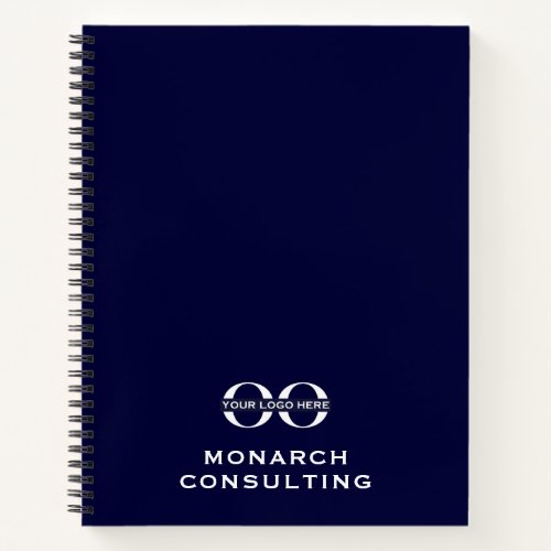Minimalist Business Notebook with Logo
