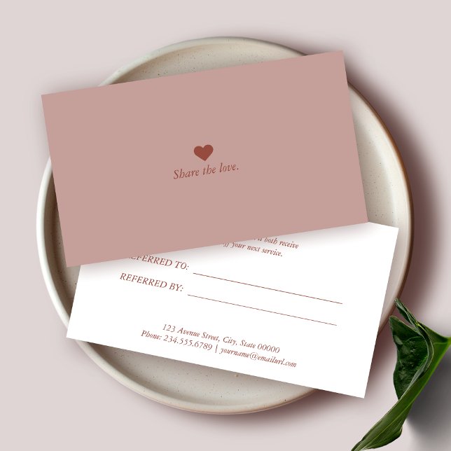 Minimalist Business Referral Card (Creator Uploaded)