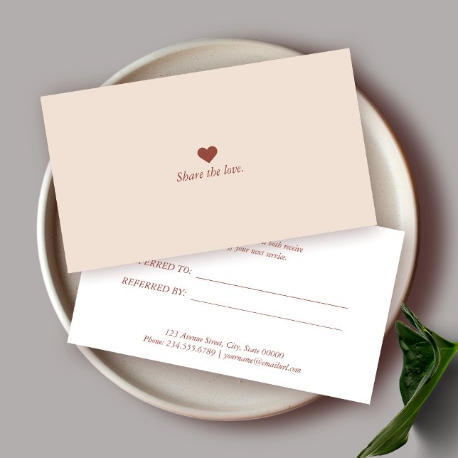 Minimalist Business Referral Card (Creator Uploaded)