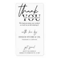 Handmade With Love Sticker, Custom Sticker Logo, Small Business Packaging  Stickers, Thank You Sticker, Custom Sticker Labels, Personalized 