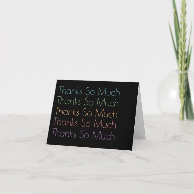 Minimalist Business Thank You Cards (Front)