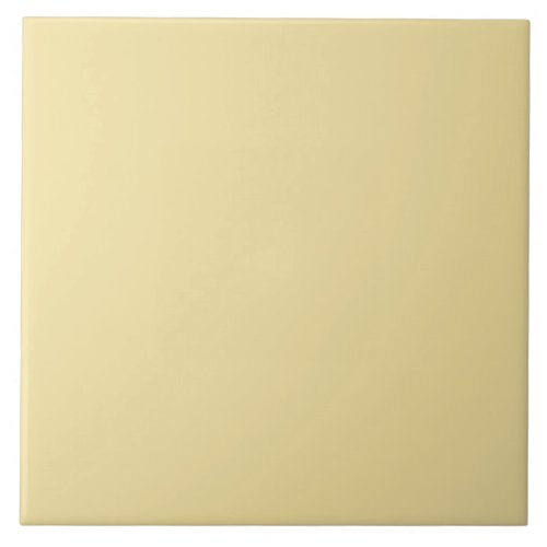 Minimalist Buttercup Yellow Solid Color  Ceramic Tile