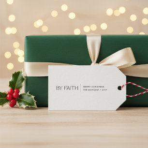 Minimalist By Faith Religious Christmas Gift Tags