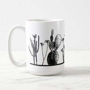 Minimalist Cactus Coffee Mug