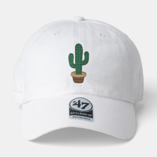 Minimalist Cactus Embroidery Hat