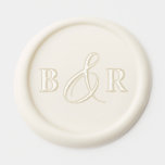 Minimalist Calligraphic Ampersand Wedding Initials Wax Seal Sticker<br><div class="desc">Embrace the art of sealing letters and invitations with your unique touch using this custom wax seal. Featuring couple's initials or monograms placed on either side of a calligraphic ampersand. Whether sealing invitations or crafting heartfelt letters, this wax seal is perfect to add that extra personal touch. Feel free to...</div>