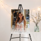 Minimalist Calligraphy photo Birthday Welcome