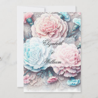 Minimalist calligraphy text invitation