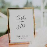 Minimalist Calligraphy Wedding Cards &amp; Gifts Sign