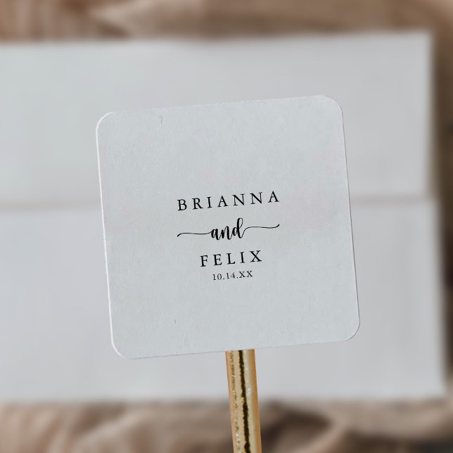 Minimalist Calligraphy Wedding Envelope Seals (Creator Uploaded)