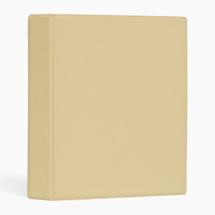 Minimalist camel beige solid plain simple elegant mini binder