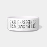 Minimalist Cat Dog Food Drink Pet Lovers Owner Bowl<br><div class="desc">Minimalist Cat Dog Food Drink Pet Lovers Owner Bowl</div>
