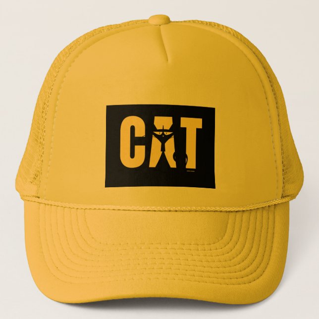Minimalist Cat Graphic Hat (Front)