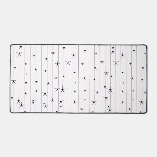 Minimalist Celestial Stars Desk Mat