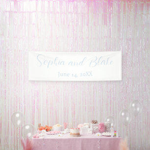 Minimalist Celestial Wedding Banner