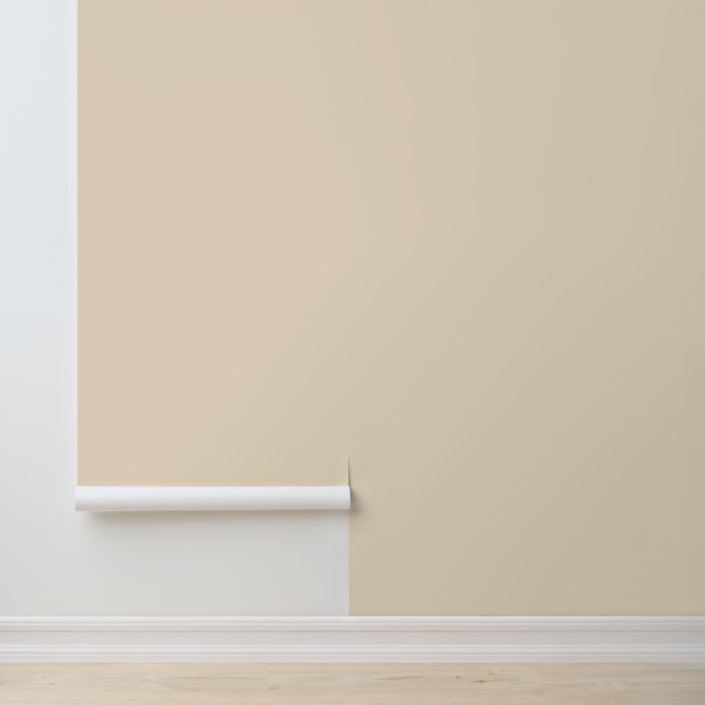 Minimalist champagne cream solid plain elegant wallpaper  (Application)