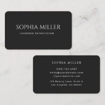 Minimalist Charcoal Editorial Esthetician