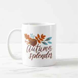 Minimalist Charming Aesthetic Autumn Splendor Coffee Mug