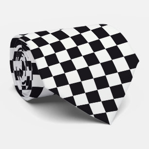 Minimalist Checkered Neck Tie