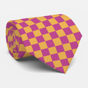 Minimalist Checkered Neck Tie