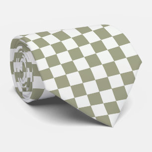 Minimalist Checkered Neck Tie