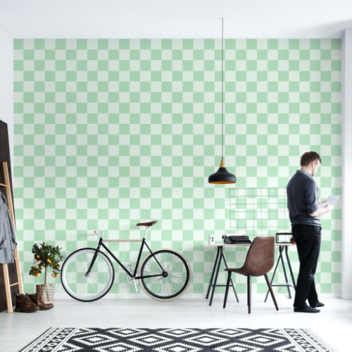 Minimalist Checkered Pattern Wallpaper