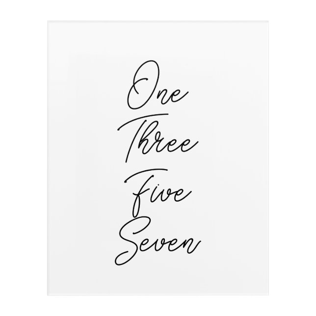 Minimalist Cheerleading Wall Art (Front)