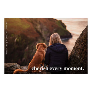 Minimalist Cherish Memory Poster