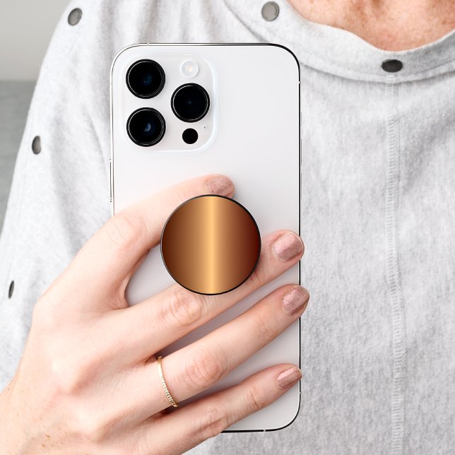 Minimalist Chic Clear gold  PopSocket (Creator Uploaded)
