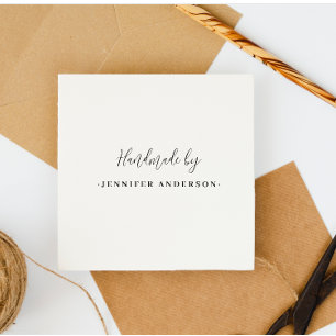 Minimalist Chic Handmade Custom Name Stylish Self-inking Stamp