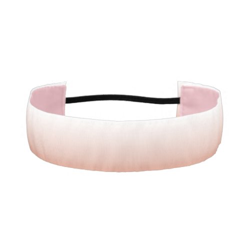 minimalist chic pastel dusty rose ombre blush pink athletic headband