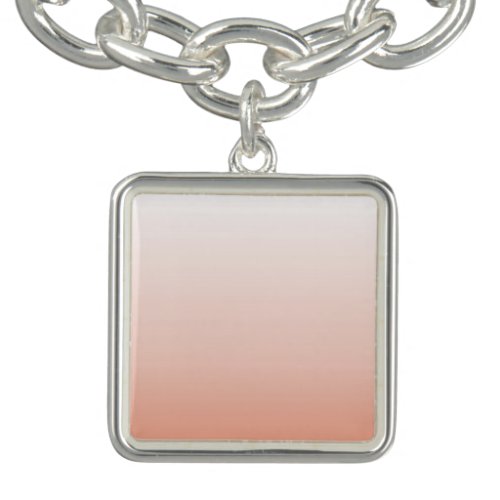 minimalist chic pastel dusty rose ombre blush pink bracelet