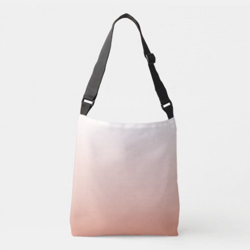 minimalist chic pastel dusty rose ombre blush pink crossbody bag