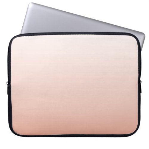 minimalist chic pastel dusty rose ombre blush pink laptop sleeve