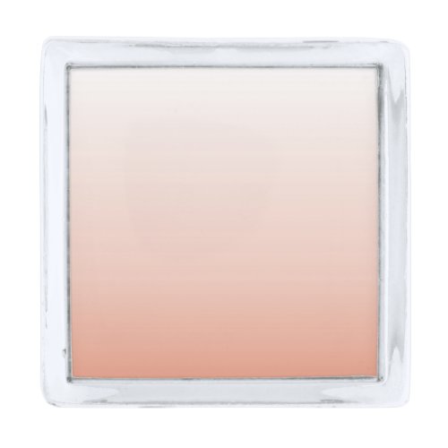 minimalist chic pastel dusty rose ombre blush pink silver finish lapel pin