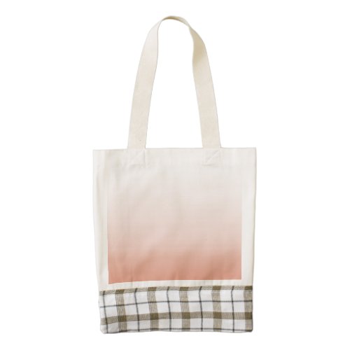 minimalist chic pastel dusty rose ombre blush pink zazzle HEART tote bag