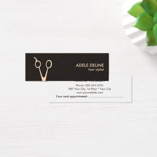 Minimalist Chic Scissor Hair Stylist (Desk)