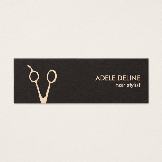 Minimalist Chic Scissor Hair Stylist (Front)