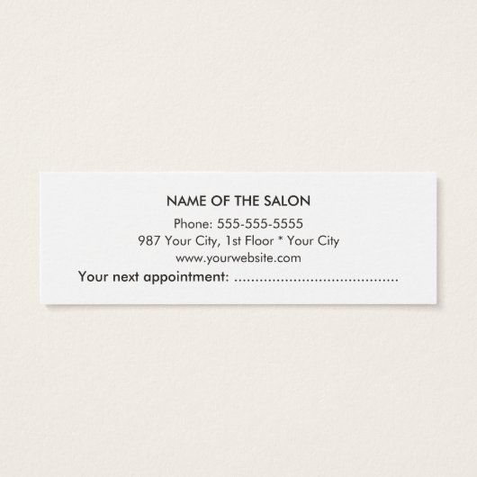 Minimalist Chic Scissor Hair Stylist (Back)