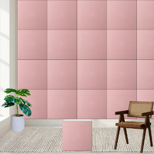 Minimalist & Chic Soft Blush Pink Ceramic Tile