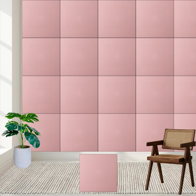 Minimalist & Chic Soft Blush Pink Ceramic Tile (Minimalist & Chic Soft Blush Pink Ceramic Tile)