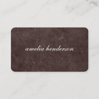 minimalist chic texture business card