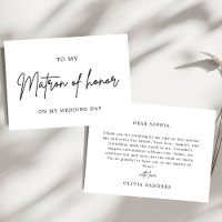 Minimalist Chic To My Matron of Honor Wedding Day