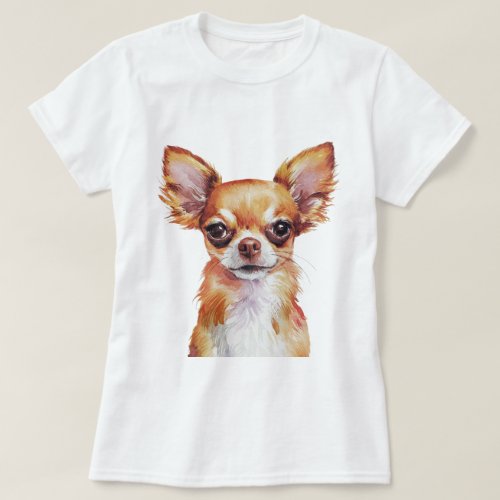 Minimalist Chihuahua Dog Inspired T_Shirt