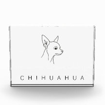 Minimalist Chihuahua Signature Line Art | Heritage