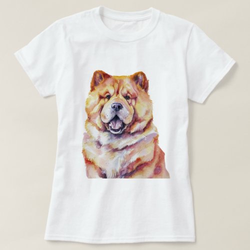 Minimalist Chow Chow Dog Inspired T_Shirt