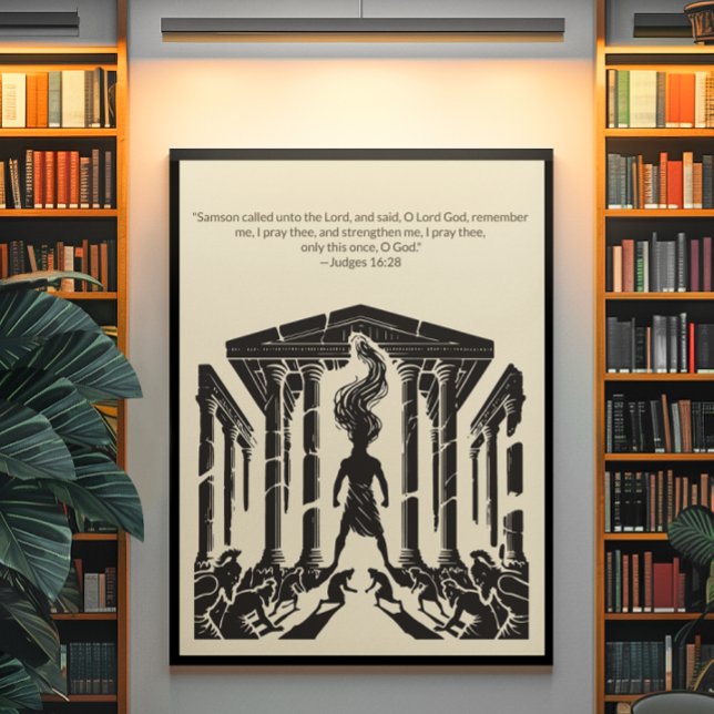 Minimalist Christian Wall Art – Bible Verse Print (Creator Uploaded)