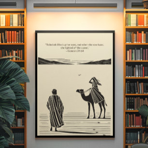 Minimalist Christian Wall Art – Bible Verse Print