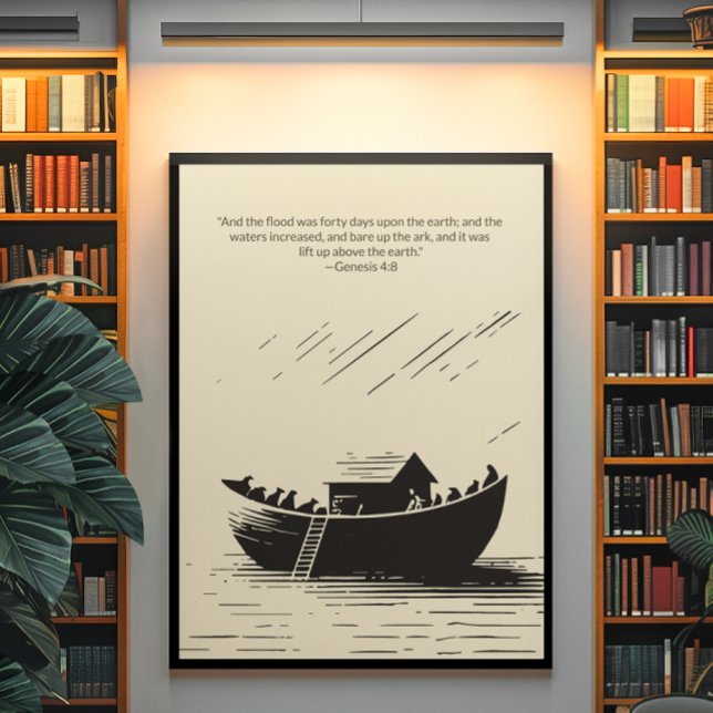 Minimalist Christian Wall Art – Bible Verse Print (Creator Uploaded)